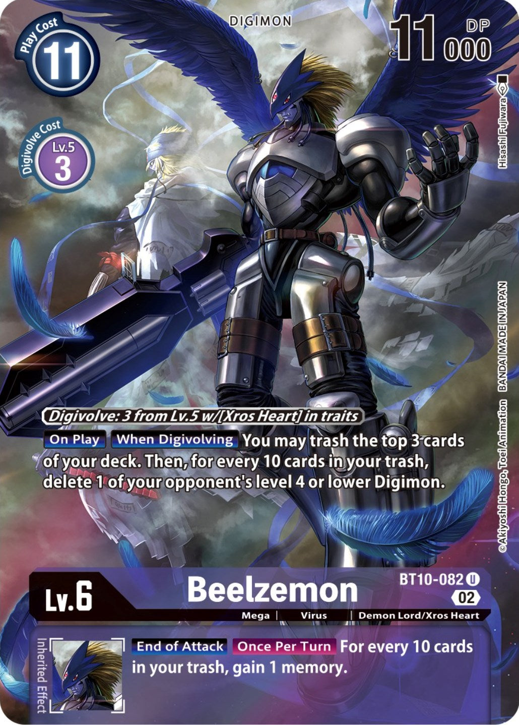 digimon beelzemon card Beelzemon [BT10-082] (Alternate Art) [Xros Encounter]