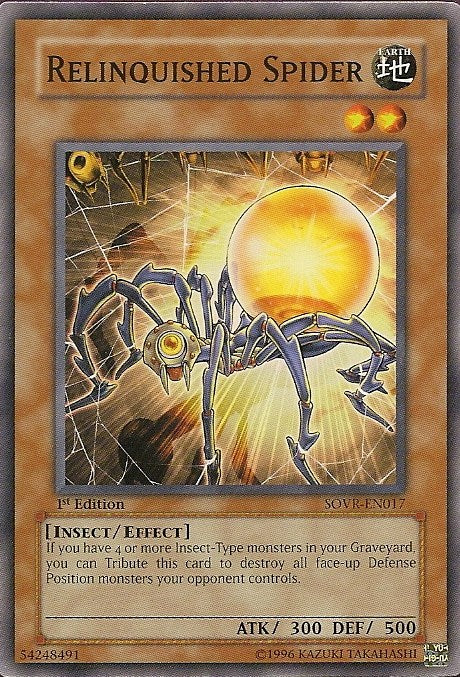 yugioh relinquished card Anima BROL-EN087 Secret Rare 1st Edition NM Mint / near mint condition trading card yugioh relinquished cards Yu-Gi-Oh!: All
