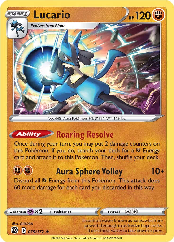 Lucario - 079/172 - Deck Exclusives []
