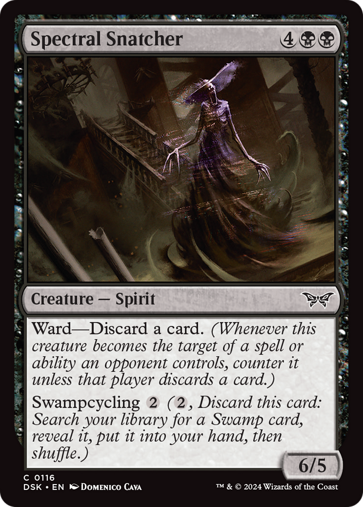 duskmourn mtg cards Spectral Snatcher [Duskmourn: House of Horror]