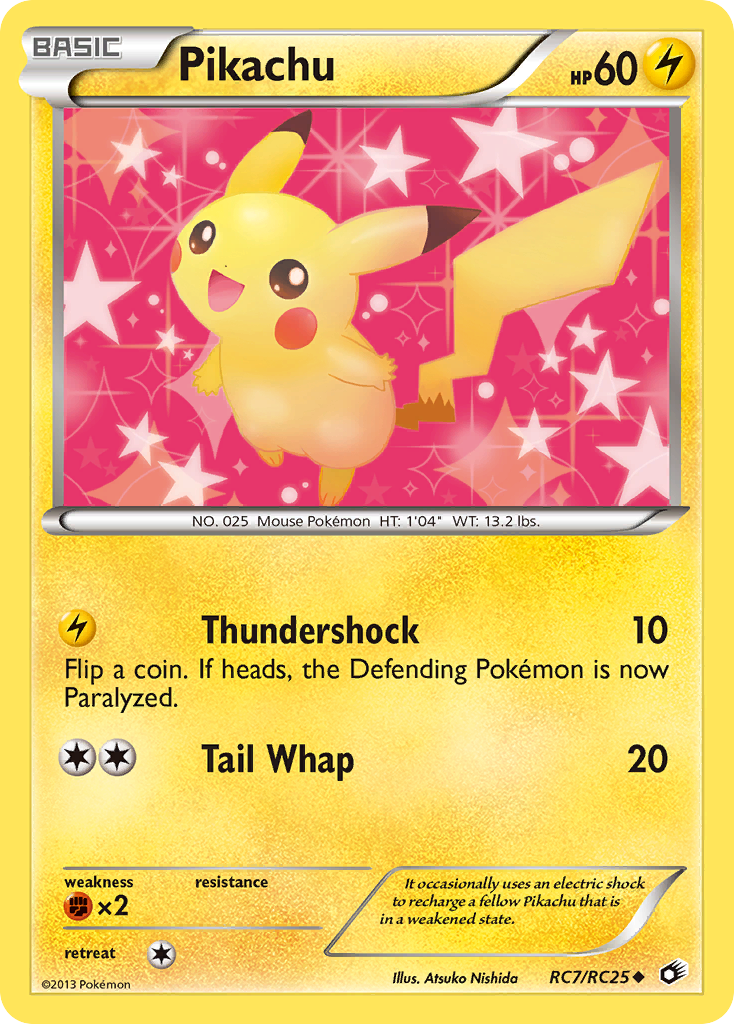 basic pikachu card value holographic RC7/113 done to Pikachu during your opponents next turn Pikachu - 50/149 - Reverse