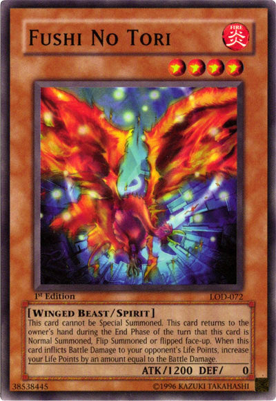 yugioh cards that restore life points Fushi No Tori [LOD-072] Common