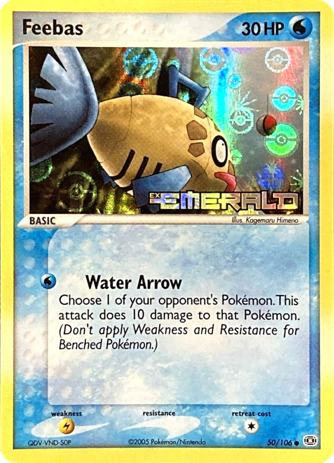 pokemon feebas card - (22) The item available is listed in the Title Feebas - 035/182 (Reverse Foil)