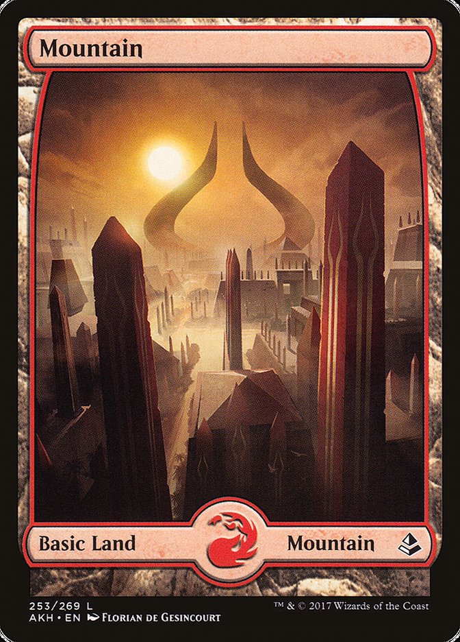 mtg amonkhet red cards Mountain (253) [Amonkhet]