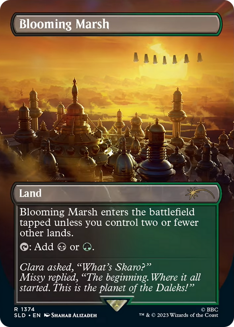 missy mtg card Blooming Marsh [Secret Lair Drop Series]