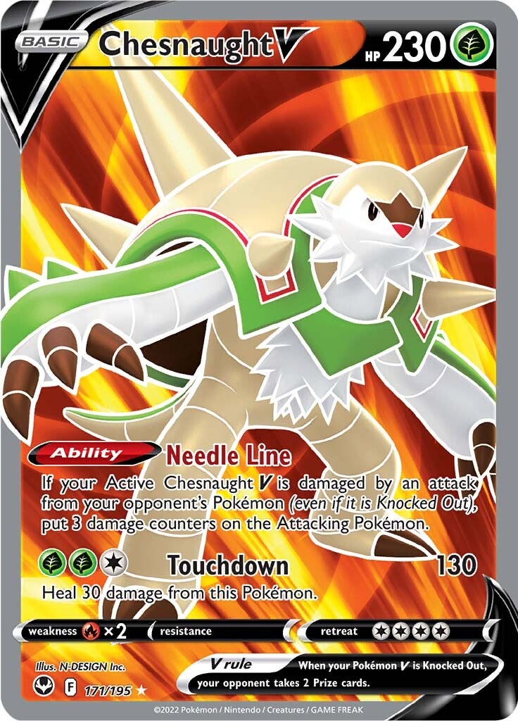 Chesnaught V (171/195) [Sword & Shield: Silver Tempest] | Red Fox Gaming