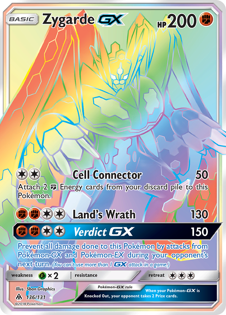 Zygarde GX (136/131) [Sun & Moon: Forbidden Light] | Red Fox Gaming
