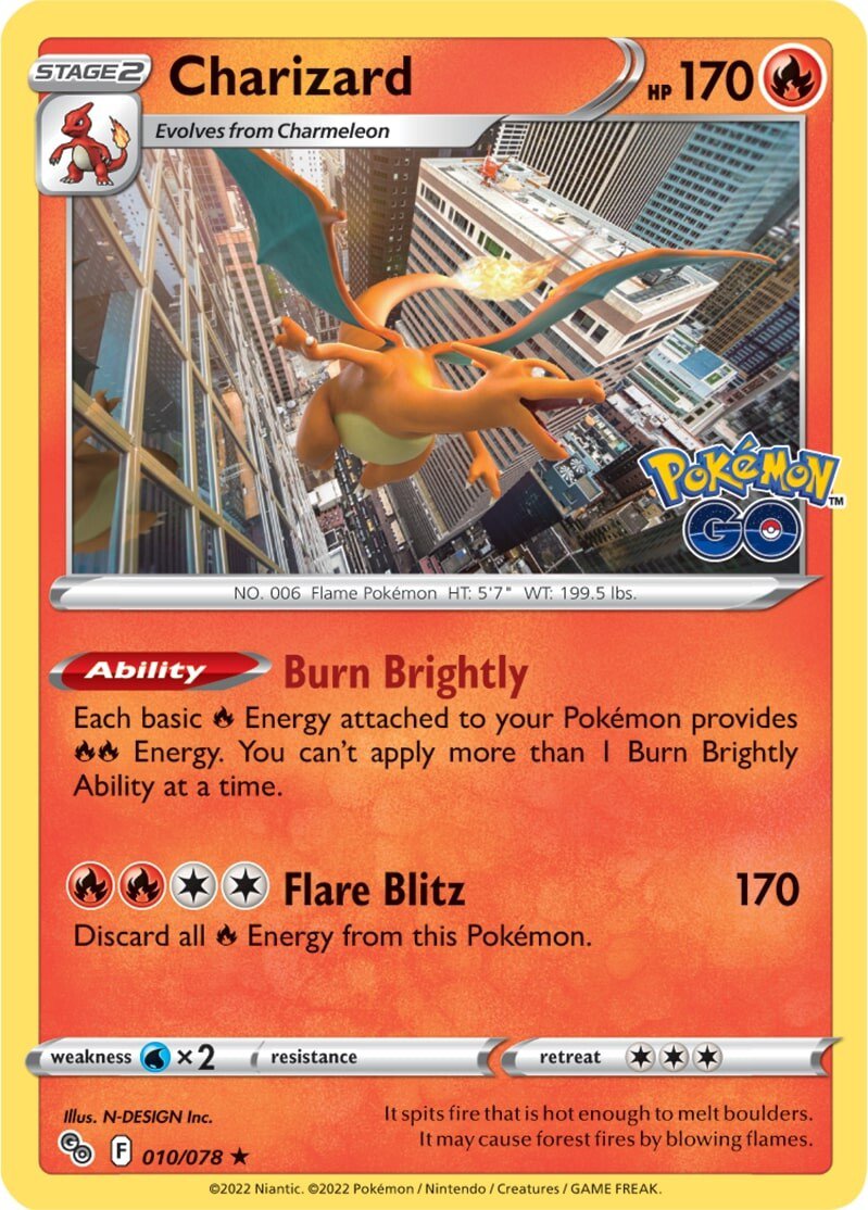 charizard pokemon go card holo Radiant 011/071 K this graded and authenticated card is the perfect way to showcase your collection. Charizard Pokemon Card Lot Reverse