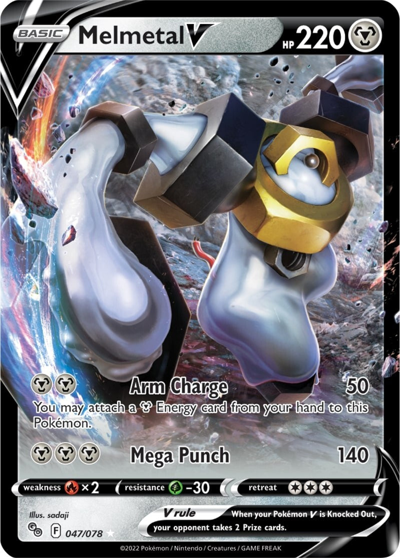 pokemon metal type cards Melmetal V (047/078) [Pokémon GO]