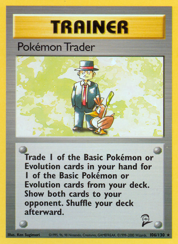 rare cards on coin master Pokemon Trader (106/130) [Base Set 2]
