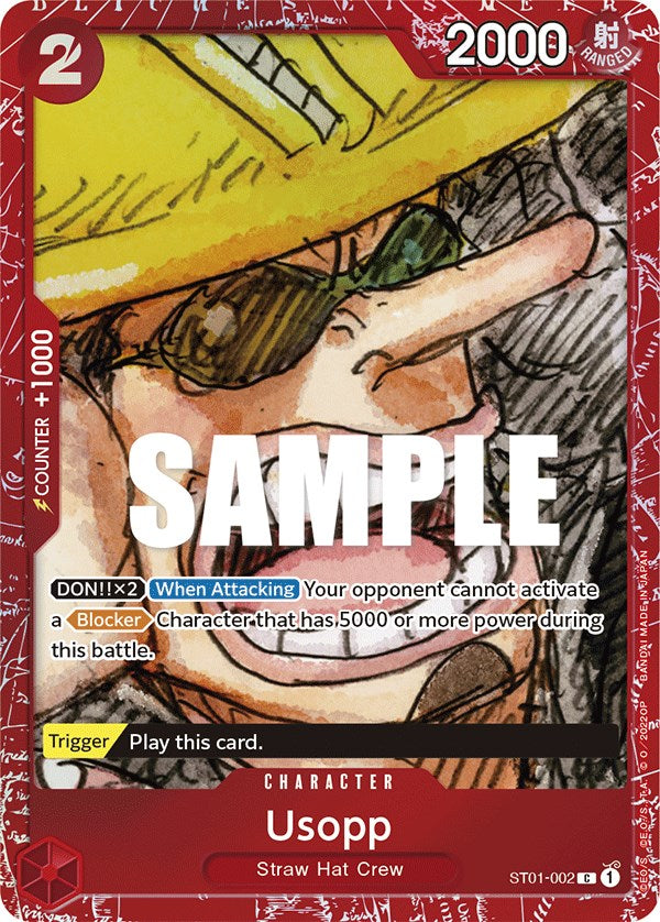 one piece card game red Usopp [One Piece Film: Red]