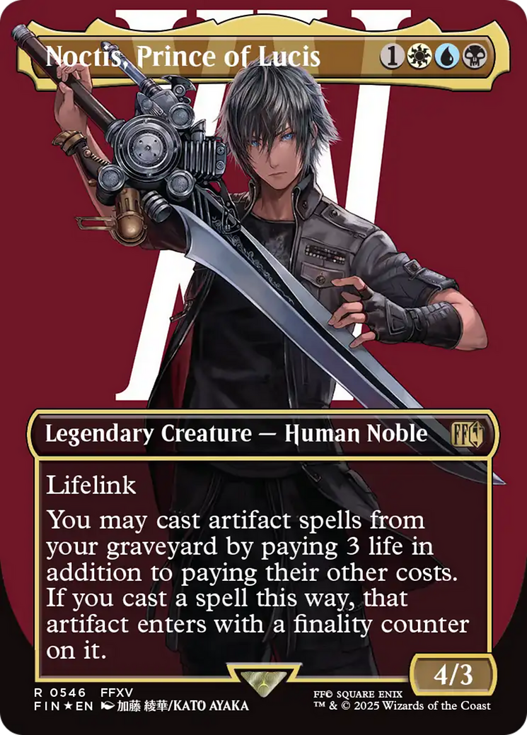 ff mtg borderless cards Magic The Gathering Sephiroth Fabled SOLDIER 0382 Borderless