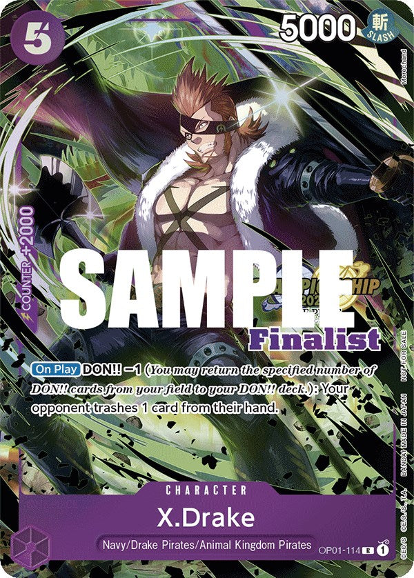 X.Drake (CS 2023 Top Players Pack) [Finalist] [One Piece Promotion 