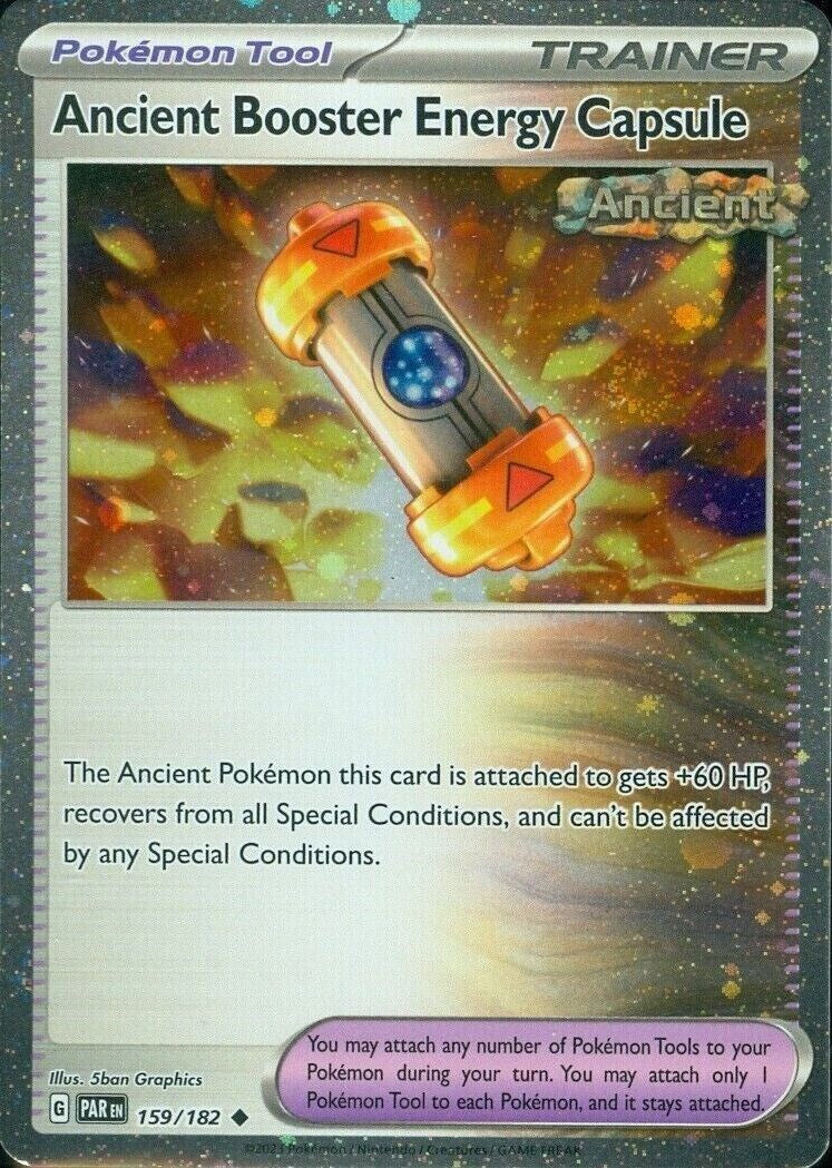 Ancient Booster Energy Capsule (159/182) (Cosmos Holo) [Scarlet & Viol