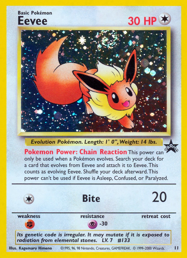 Eevee (11) (JR East Stamp Rally) [Wizards of the Coast: Black Star