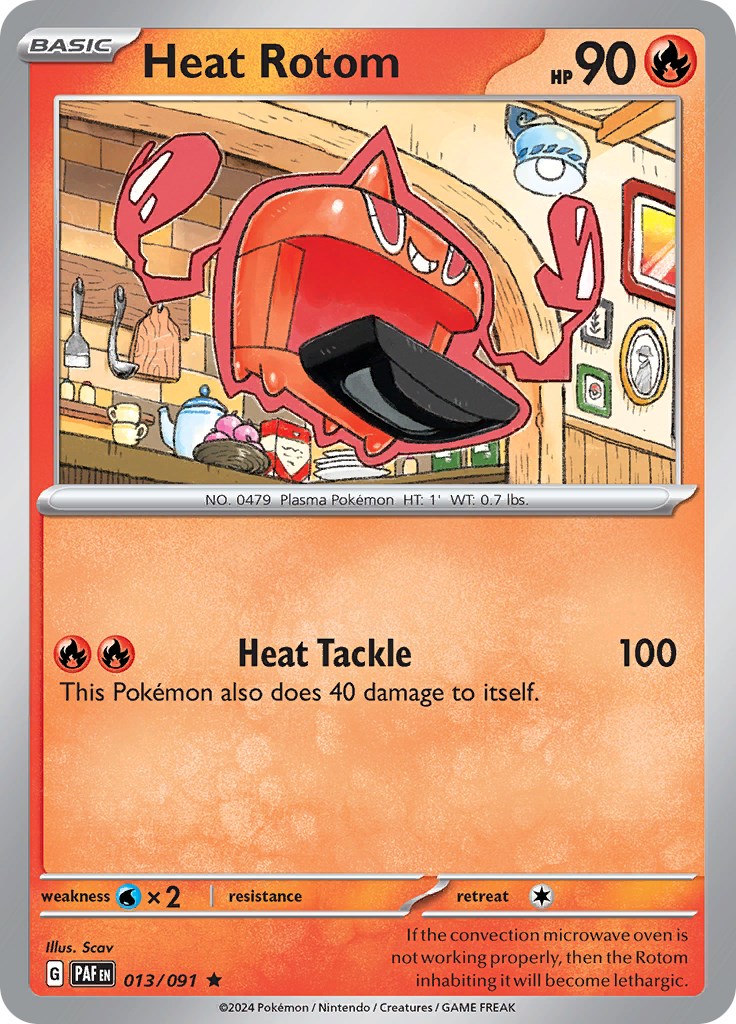 rotom pokemon card value ex from the Pokmon TCG Inferno X Encased in a durable acrylic holder to highlight the vibrant artwork of this fan Heat Rotom (013/091) [Scarlet &