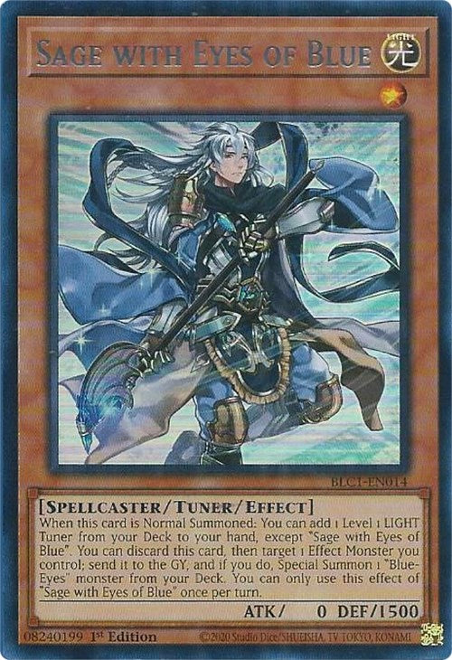 how much yugioh cards are in a deck Sage with Eyes of Blue (Silver) [BLC1-EN014] Ultra Rare