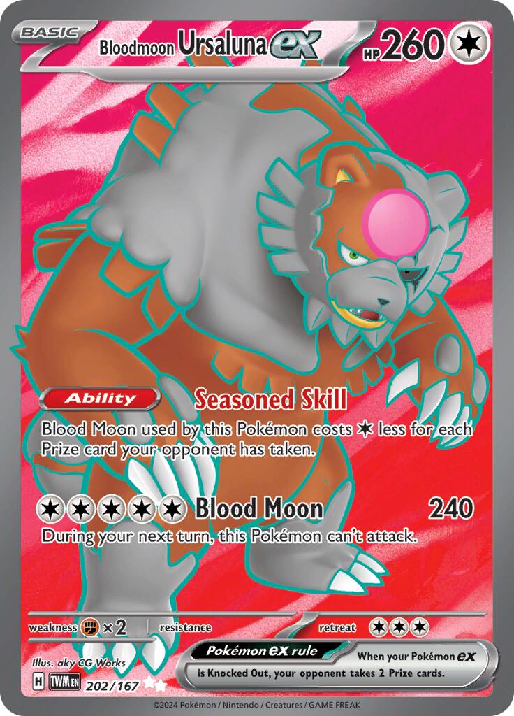 Bloodmoon Ursaluna ex (202/167) [Scarlet & Violet: Twilight Masquerade