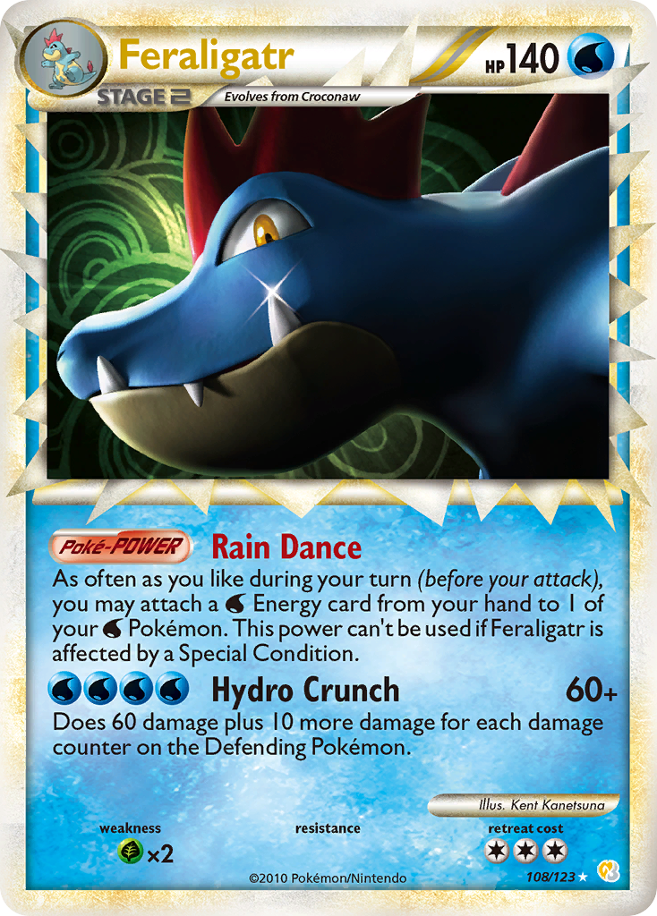 feraligatr pokemon card value HeartGold SoulSilver [Prime] #108 Expansion Set:Shining Fates - Single Pack 30 Water Giant Wave (160 Everything We Know About