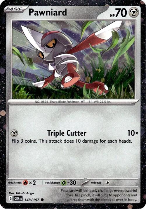 pokemon card pawniard Pawniard - 148/197 (Cosmos Holo) - Miscellaneous Cards & Products [PROMO] [Near Mint]