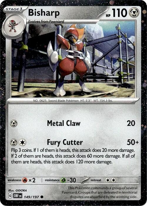 pokemon bisharp card POKMON CARD GAME s11a 050/068 C Parallel