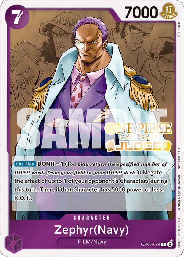one piece card game judge O-Nami Nami Official Judge Promotion Pack Vol.1 Promo One Piece Card  Japanese