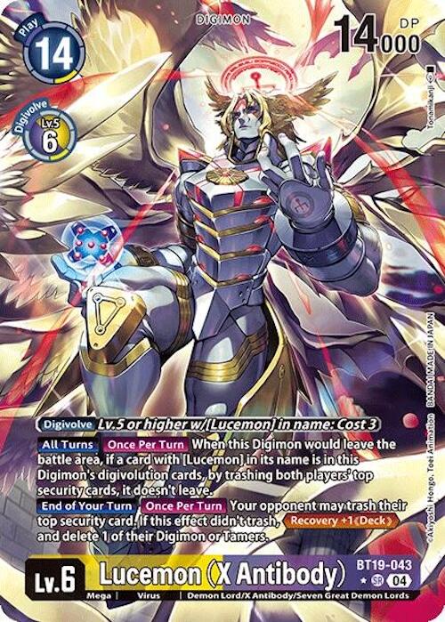 Lucemon [BT19-043] (X Antibody) (Alternate Art) [Release Special Boost