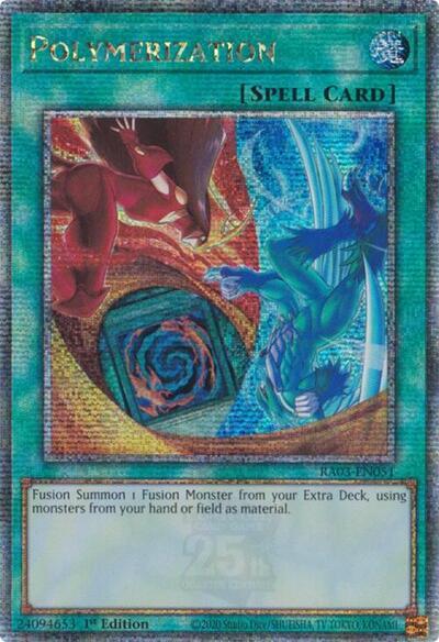 Polymerization (Quarter Century Secret Rare) [RA03-EN051] Quarter Cent
