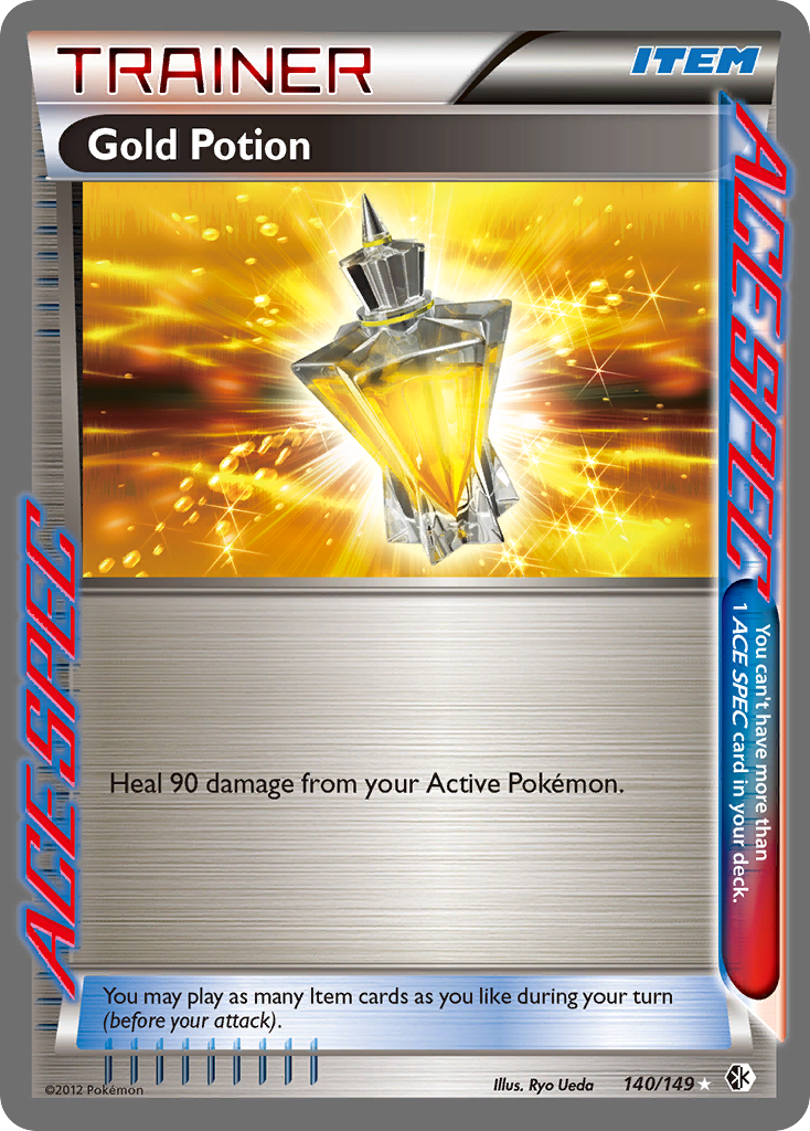 Pokemon Boundaries Crossed Gold Potion #140