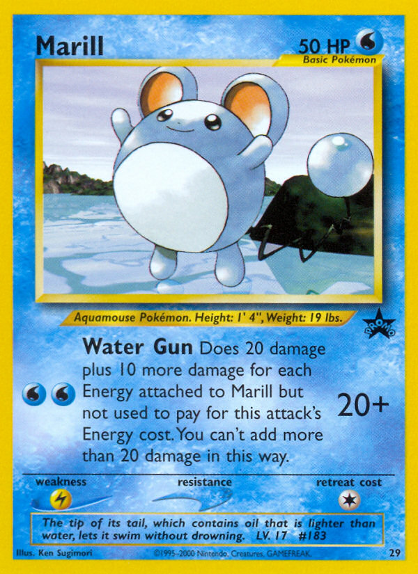 Pokemon Promo Cards WotC Promo Marill #29