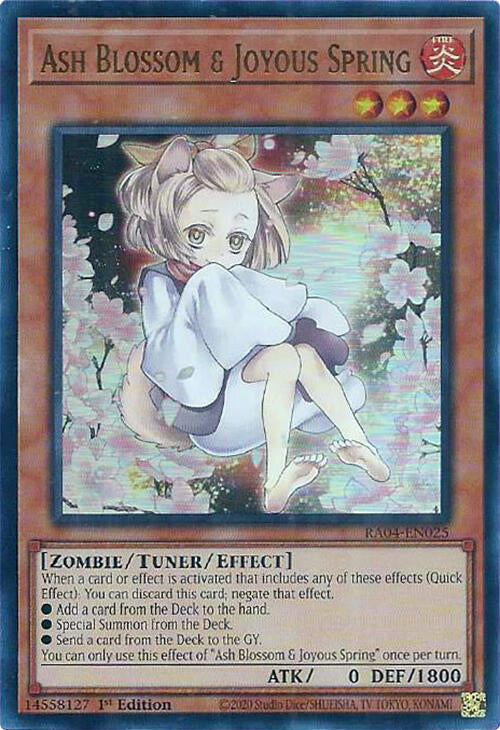 ash blossom yugioh deck Ash Blossom & Joyous Spring (Alternate Art) [RA04-EN025] Ultra Rare