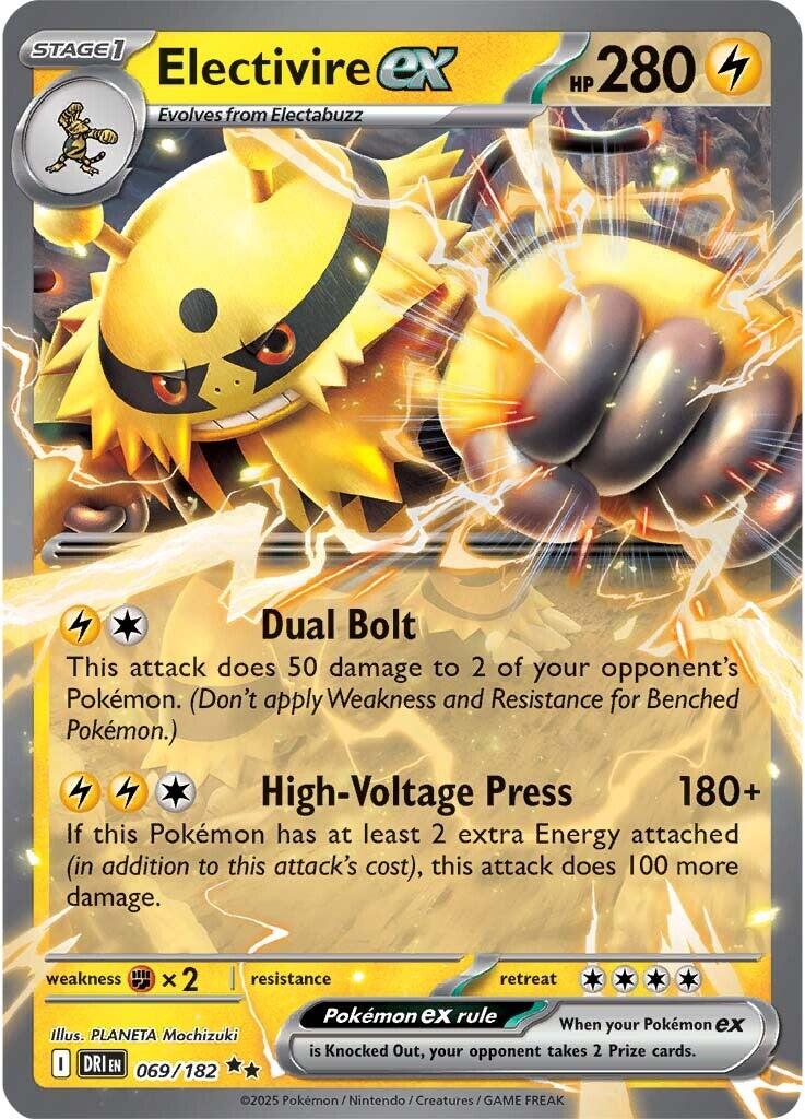 Electivire ex 069/182 - Holofoil SV10 Destined Rivals