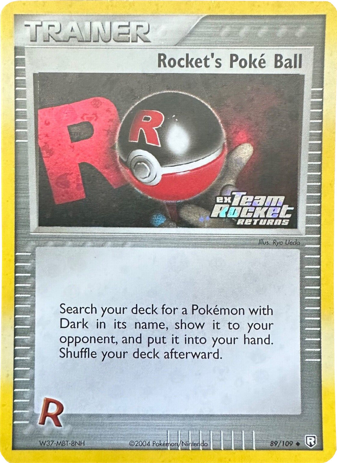 trainer poke ball pokemon card value Rocket's Poke Ball (89/109) (Stamped) [EX: Team Rocket Returns]