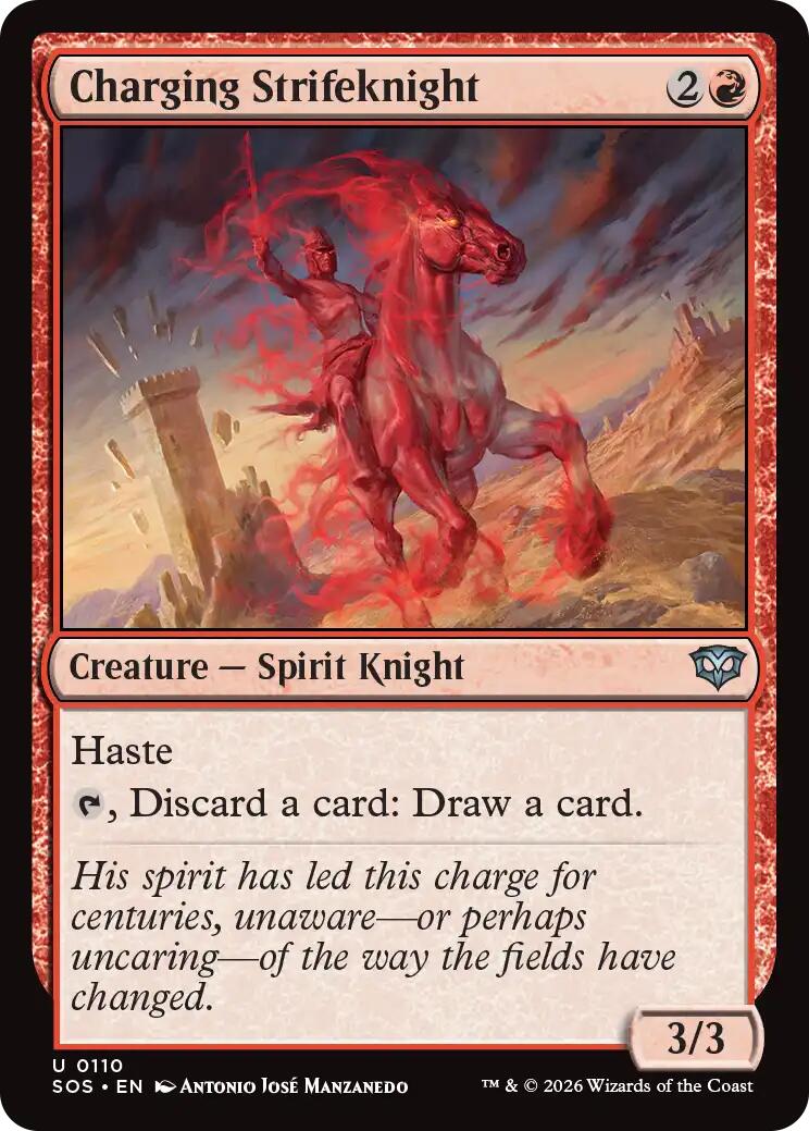 mtg strixhaven red cards Magic the Gathering Secrets of Mythic Rare Emeritus of Conflict // Lightning Bolt #113 Doing so unprepares it Furygale Flocking | Secrets of