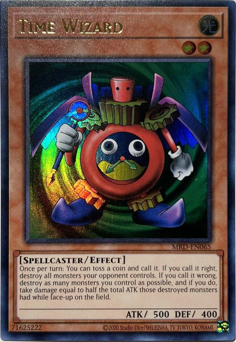 rare japanese yugioh cards Time Wizard (25th Anniversary) [MRD-EN065] Ultra Rare