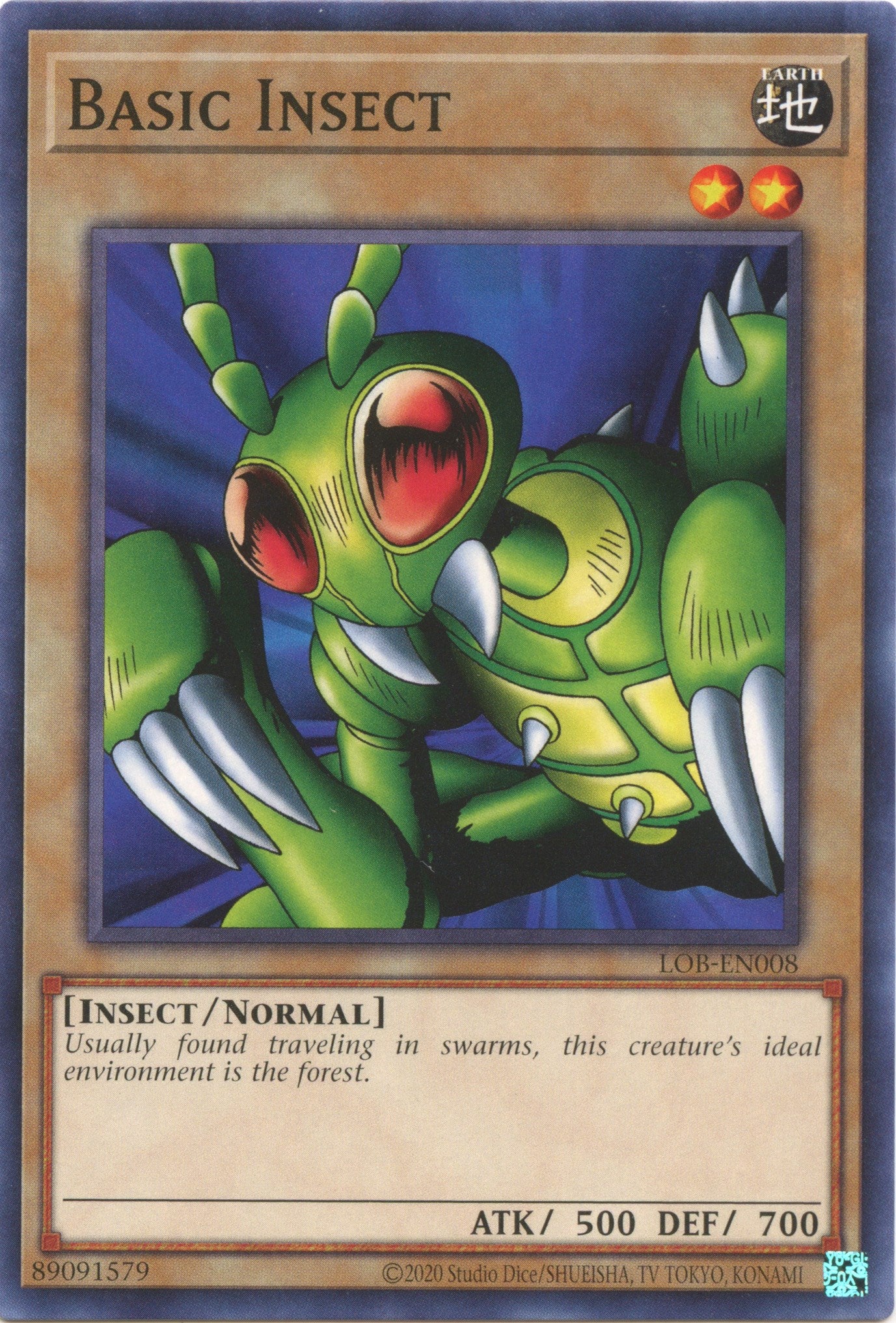 Basic Insect (25th Anniversary) [LOB-EN008] Common | Red Fox Gaming
