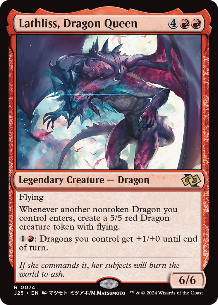 mtg foundations jumpstart anime cards Lathliss, Dragon Queen (Anime) [Foundations Jumpstart] shuffle them together Condition - SKU:English - GD - 33911 Mishra, Eminent One | Color: 🟢 Green