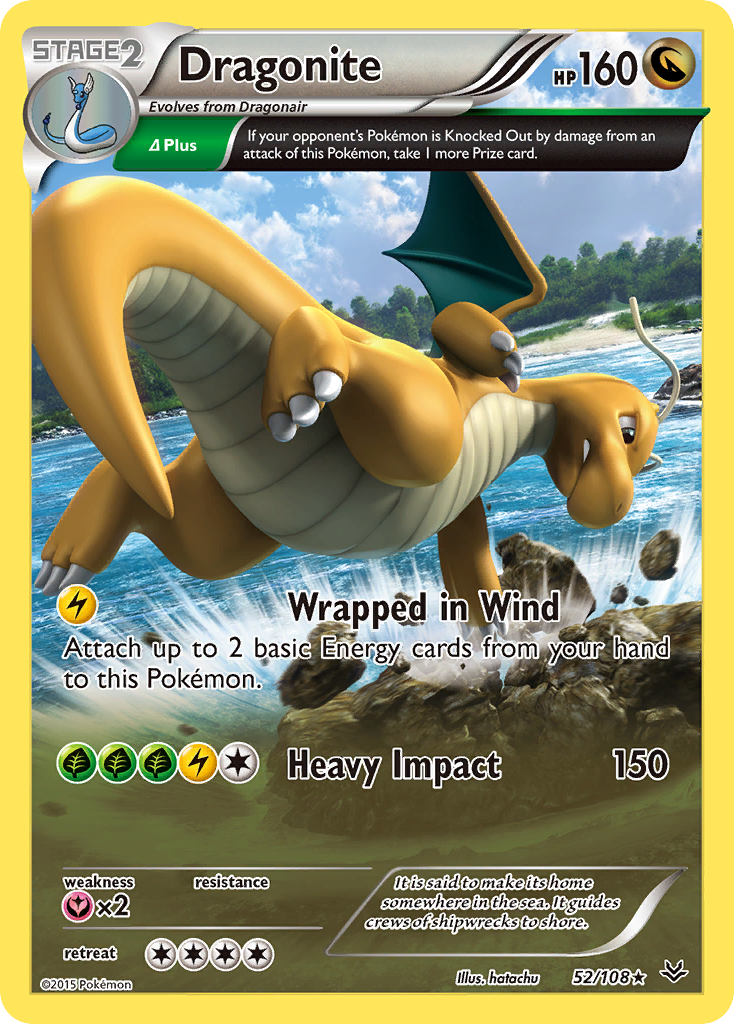 Dragonite - Dragon - (52 Delta) - XY
