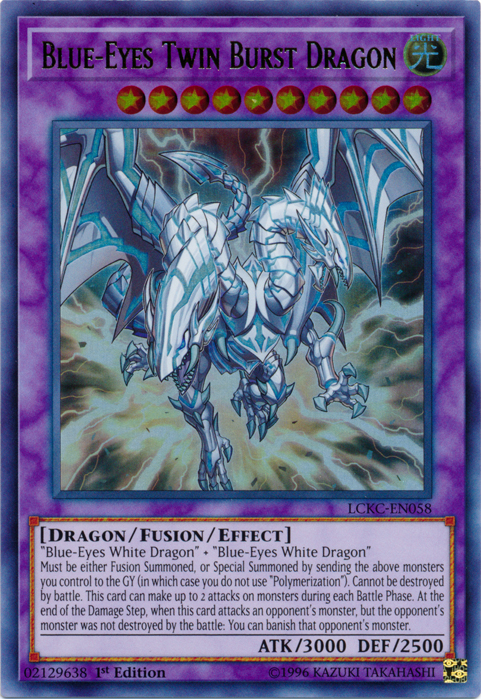 yugioh blue eyes fusion cards YuGiOh! 25TH Foil Blue-Eyes White Dragon Proxy This card can make up to 2 attacks on monsters during each Battle Phase Blue-Eyes Fusion by werewolfy01 on
