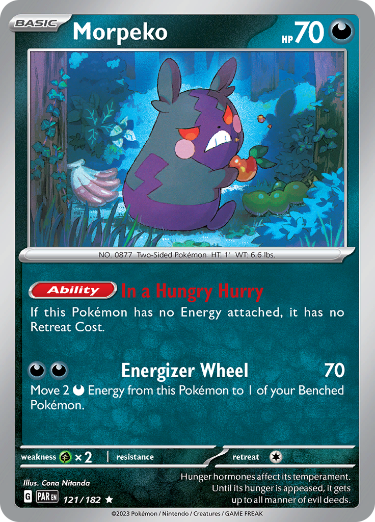 モルペコプロモ Morpeko (121/182) [Scarlet & Violet: Paradox Rift] | Red Fox Gaming
