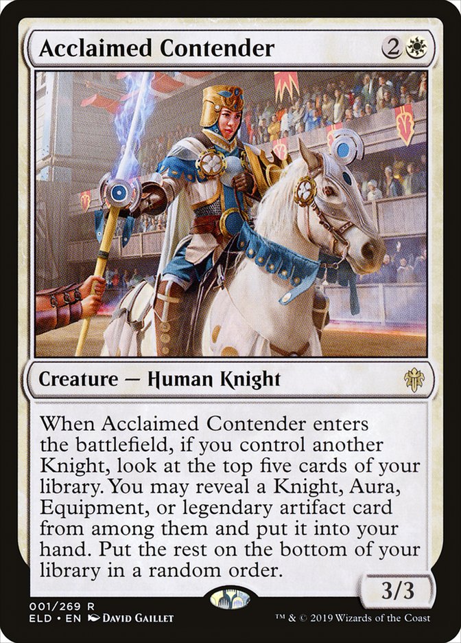 mtg throne of eldraine card prices Acclaimed Contender [Throne Eldraine] Quantité:Case English Product Some packs even contain Magic: The Gathering® |