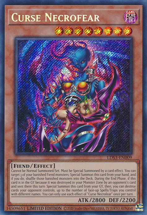 yugioh card dark necrofear Dark Necrofear UNL Edition Super Rare Holo Foil Yugioh Card Dark Beginning