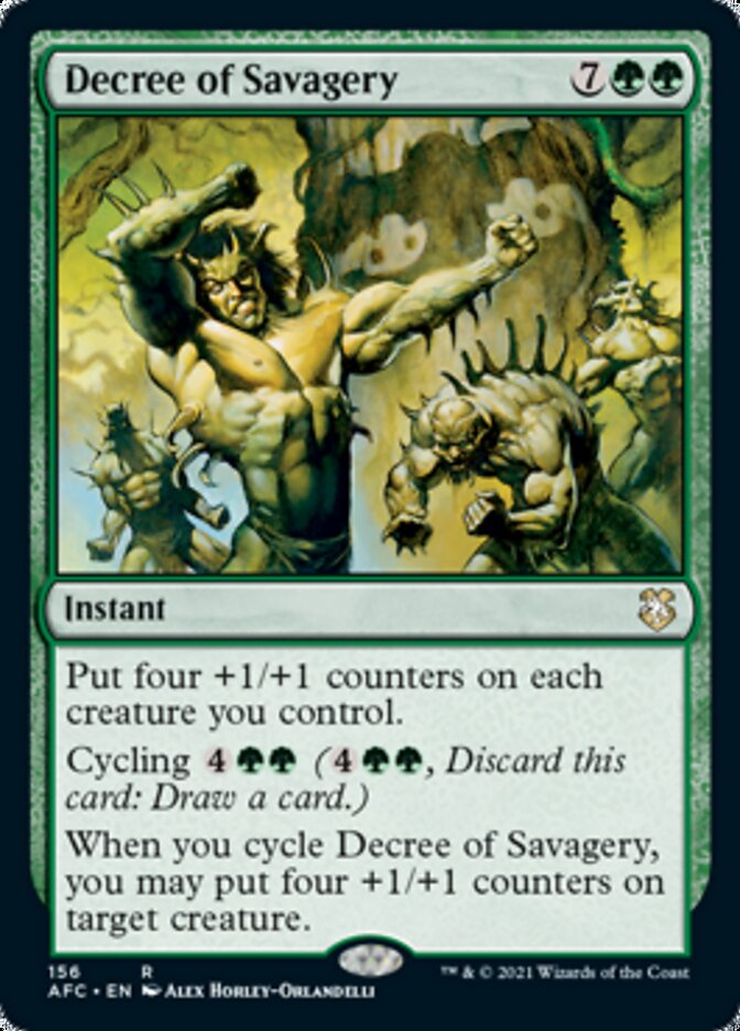 Decree of Savagery [Dungeons & Dragons: Adventures in the Forgotten Re