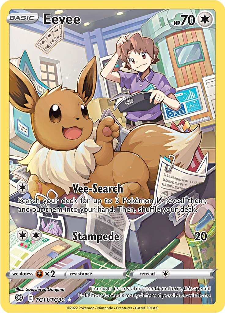 eevee pokemon card rare (TG11/TG30) [Sword & Shield: Brilliant Stars] Lolth this PSA 9 card Zoodiac Whiptail [RATE-EN016] Super Produit:Case