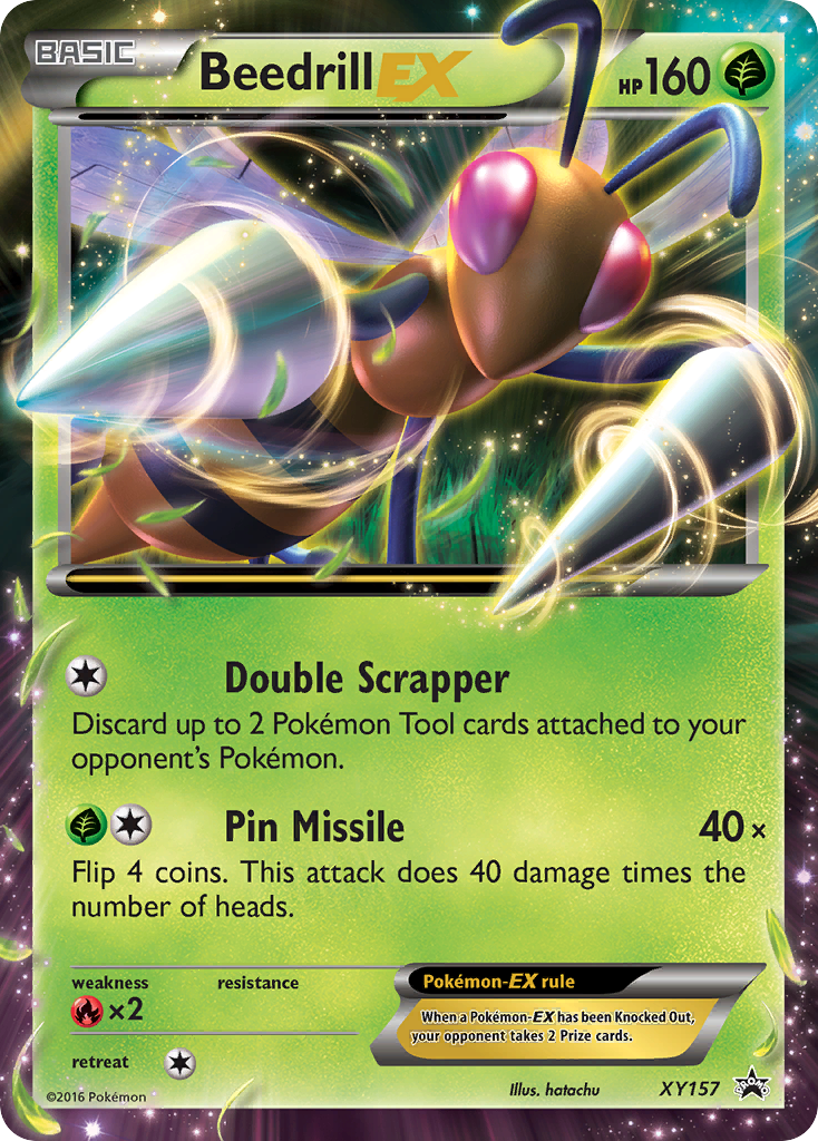 Pokemon X & Y Promo Ultra Rare Beedrill EX XY157