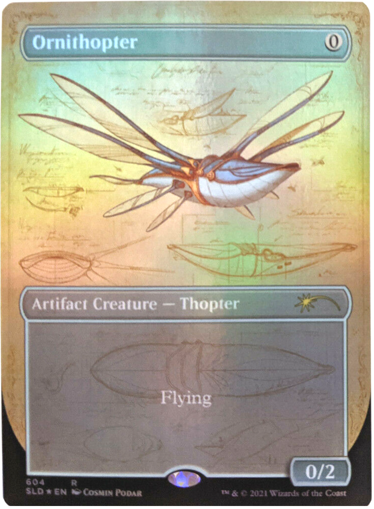 channel mtg card Golem (026) // Thopter Token [Commander 2021 Tokens]