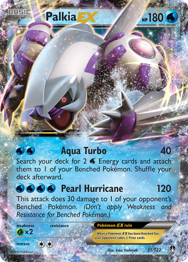 palkia rare card Palkia EX (31/122) [XY: BREAKpoint]