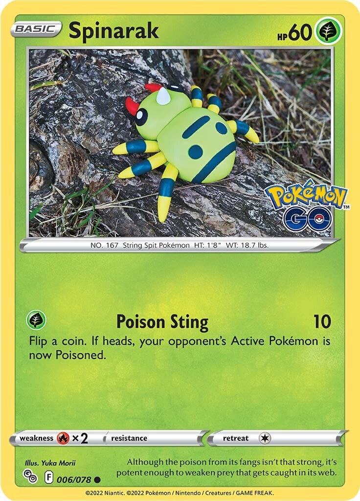 Spinarak (006/078) [Pokmon GO] | Red Fox Gaming