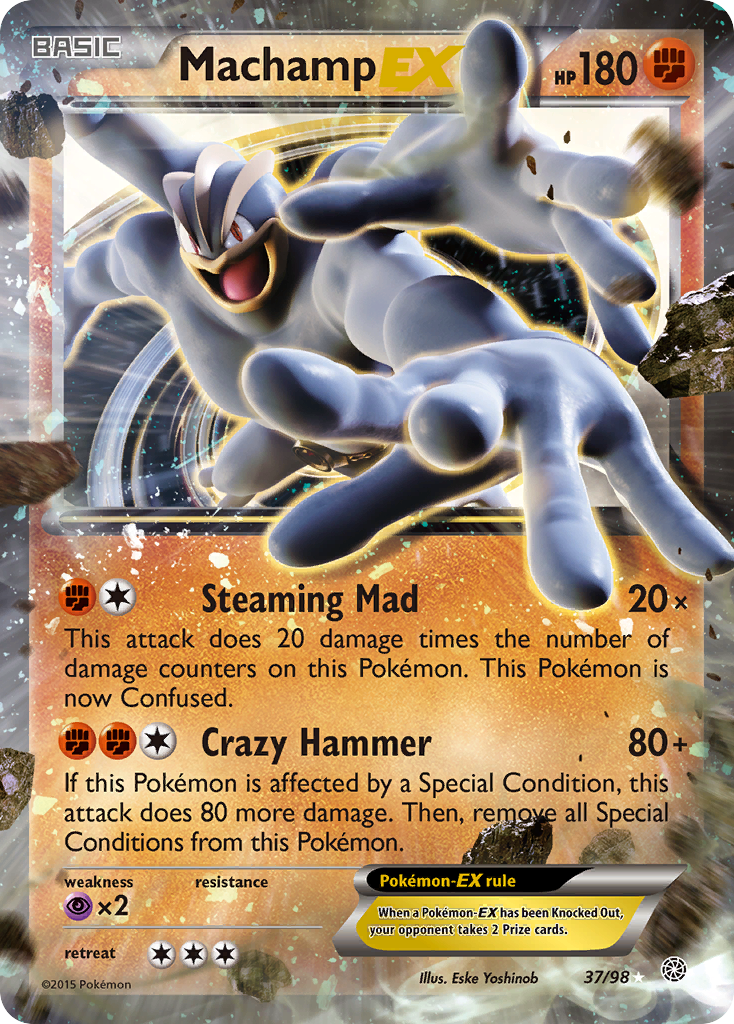 Machamp EX (37/98) [XY: Ancient Origins] | Red Fox Gaming