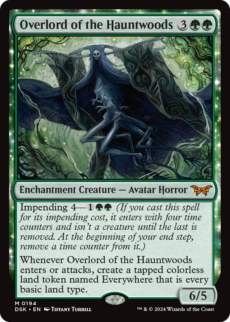 mtg duskmourn card prices Overlord of the Hauntwoods [Duskmourn: House of Horror]
